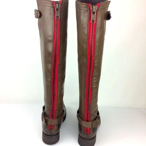 Steve Madden Leather Riding Boots size 7 M - Picture 5 of 8